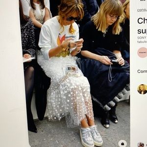 Sans Souci floral mesh skirt